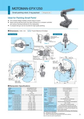 Robot sơn yaskawa EPX