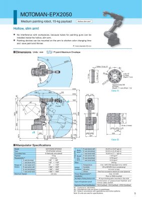 Robot sơn yaskawa EPX