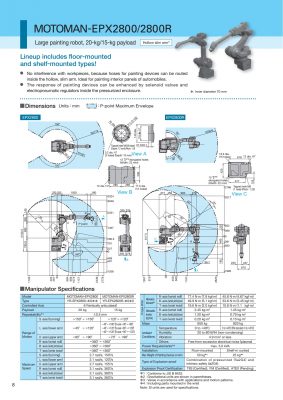 Robot sơn yaskawa EPX