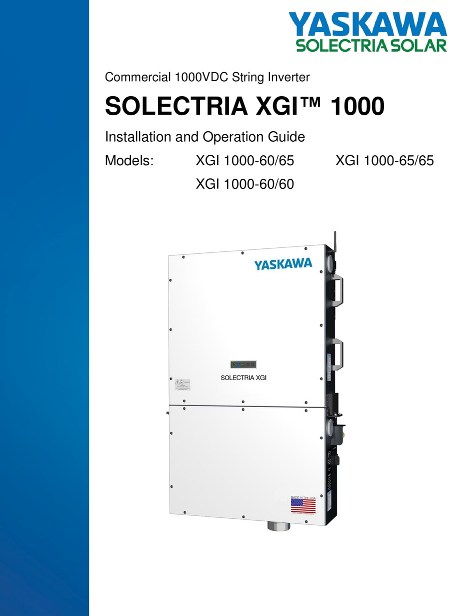 SOLECTRIA XGI 1000